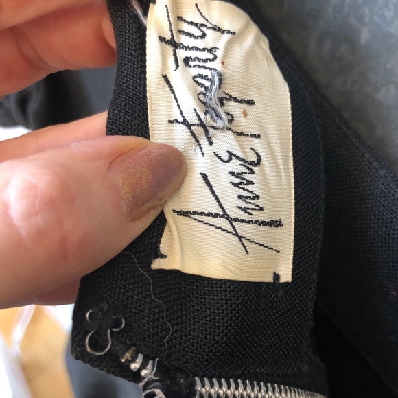 Gorgeous Anne Fogerty vintage linen dress sz 10 - Picture 6 of 11